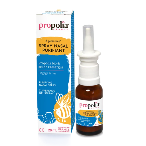 [P - 0013] Spray nasal purifiant (propolis bio, soufre & eucalyptus bio) - Propolia