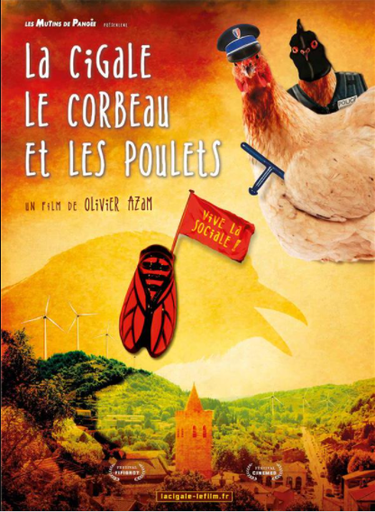 [D - 0044] La cigale, le corbeau et les poulets