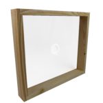 [M - 0330] Couvre cadre Dadant 10 VISIO plexiglas (trou nourrissement central) 500*430*50mm