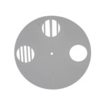 [M - 0218] Entrée Disque 4 positions 80mm plastique nuclei